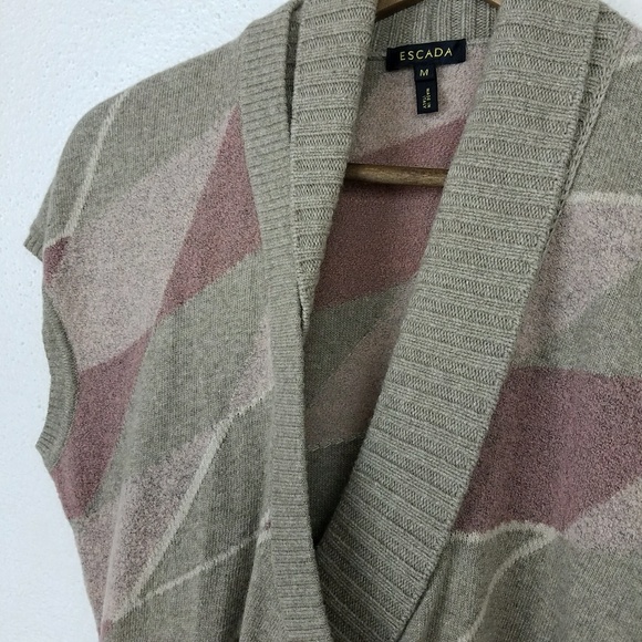 Escada Asymmetrical Wrap sweater Size M - Picture 3 of 8